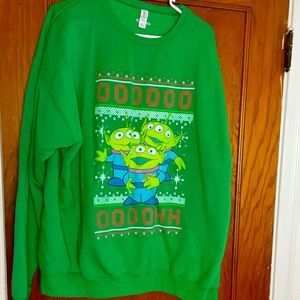 Disney Toy Alien Crew Neck Sweater sz XL